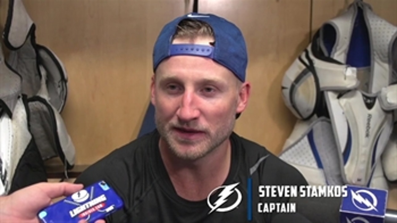 Lightning captain Steven Stamkos talks about team's preparation going into season opener