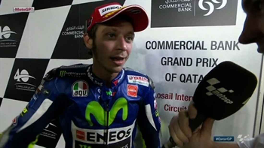 MotoGP: Valentino Rossi Post-Race Interview - Qatar GP 2015