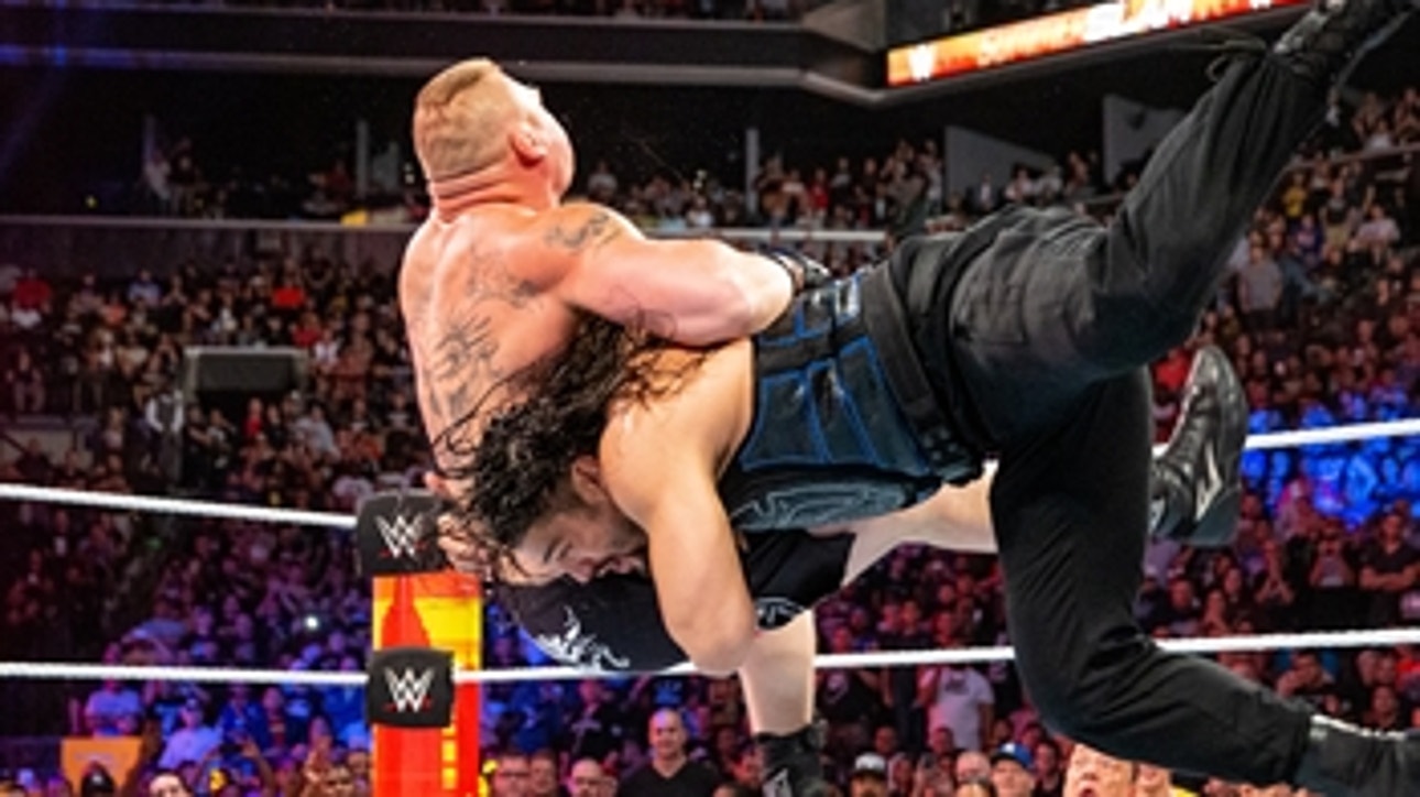 Brock Lesnar vs. Roman Reigns - Universal Title Match: SummerSlam 2018 (Full Match)