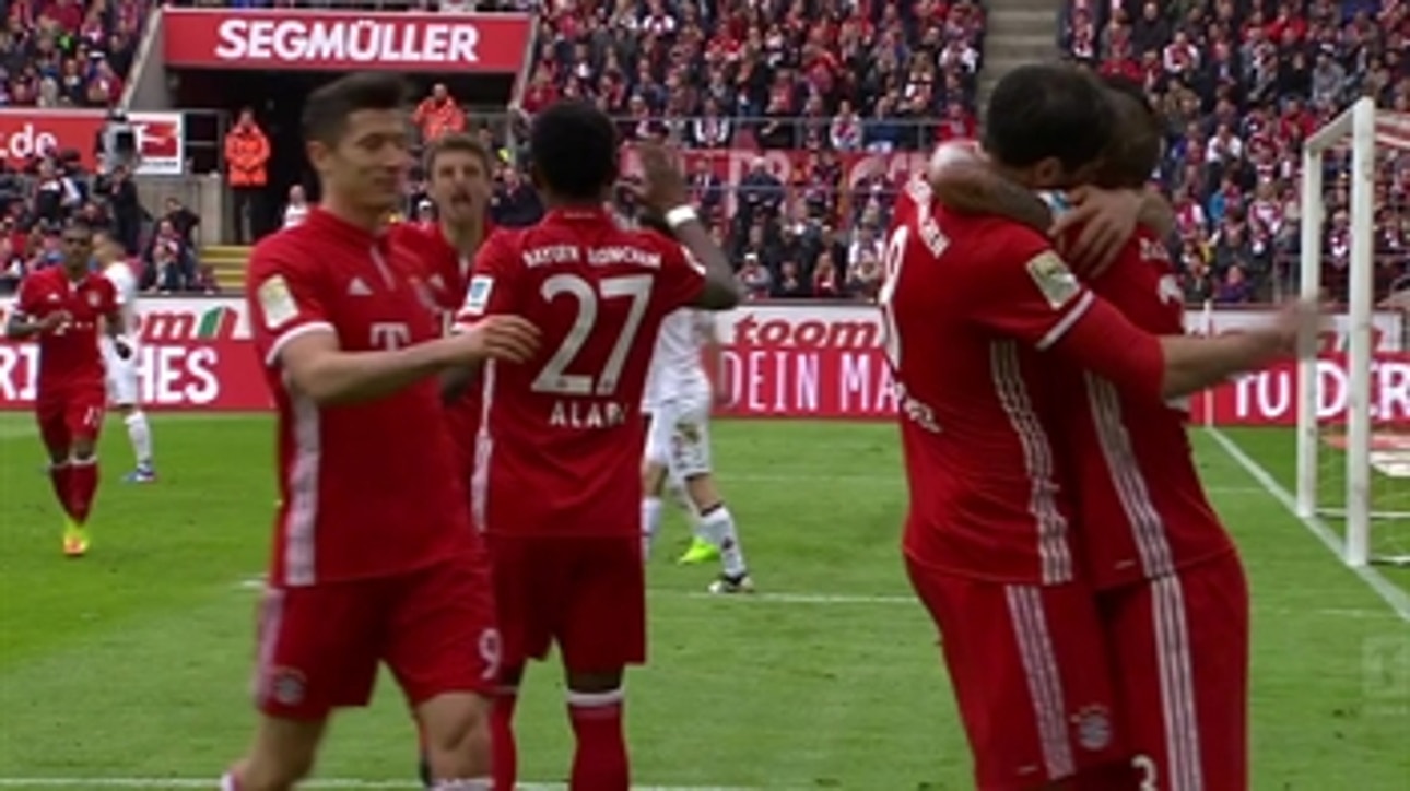 Javi Martinez scores for Bayern Munich against FC Koln ' 2016-17 Bundesliga Highlights