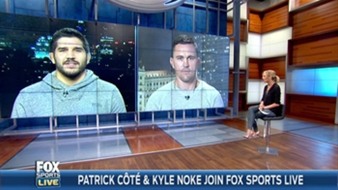 Ultimate Fighter coaches Patrick Cote and Kyle Noke join FOX Sports Live