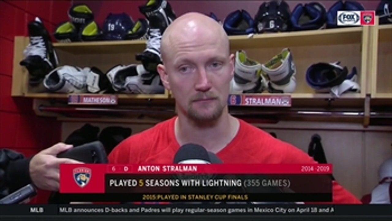 Anton Stralman on Panthers' struggle to find rhythm against Lightning