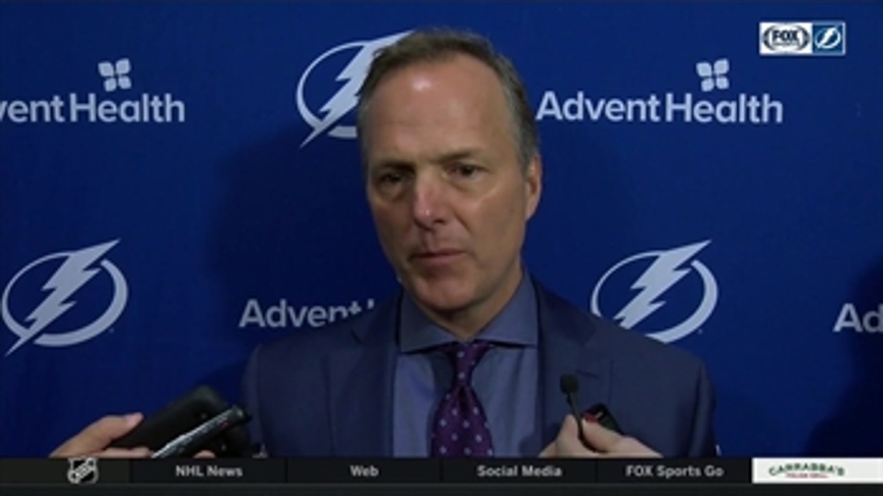 Jon Cooper talks Lightning 2-1 win over Panthers,  outstandin play of Andrei Vasilevskiy