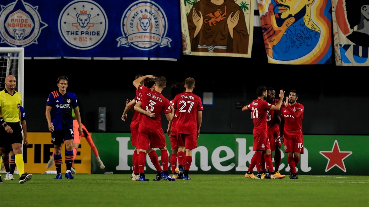 Patrick Mullins' 29th-minute goal wins it for Toronto FC over FC Cincinnati, 1-0