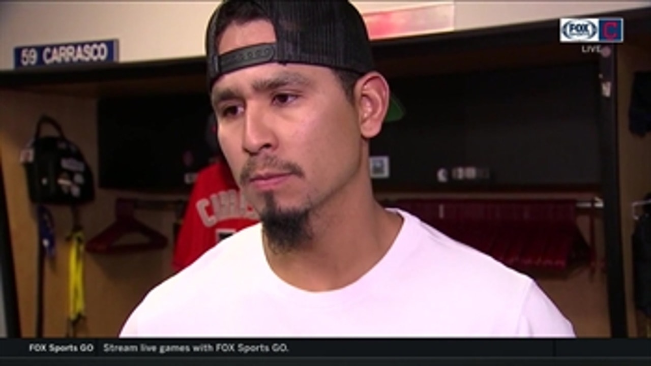 Carlos Carrasco talks about his rough outing against Tampa Bay