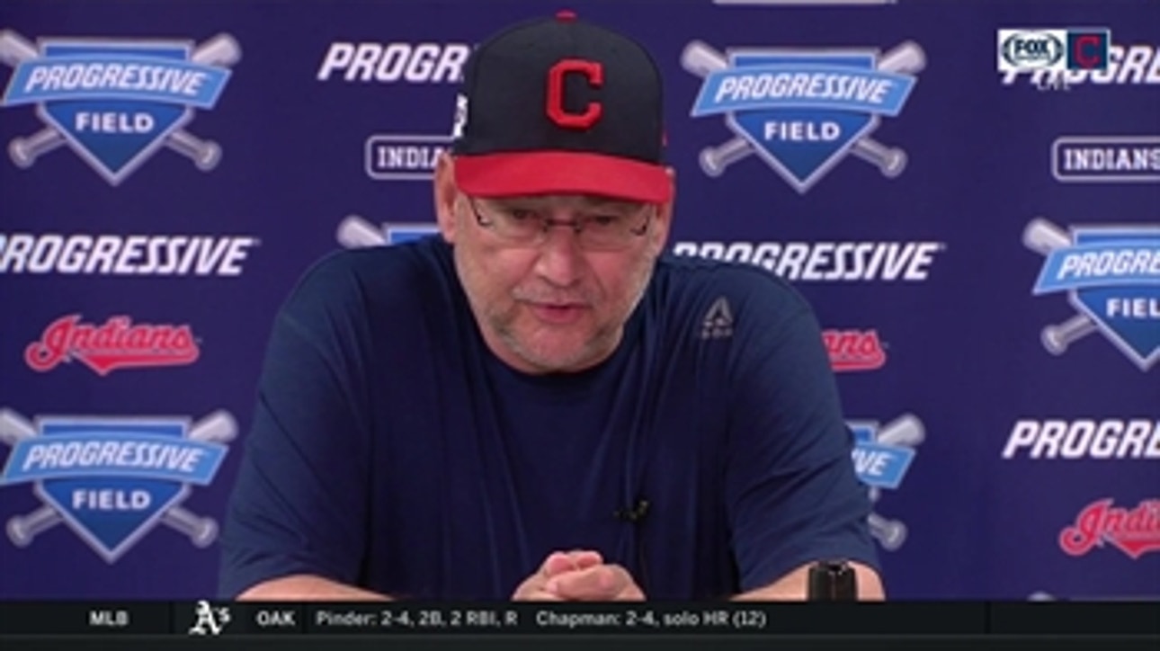 Terry Francona breaks down the Tribe's offensive struggles