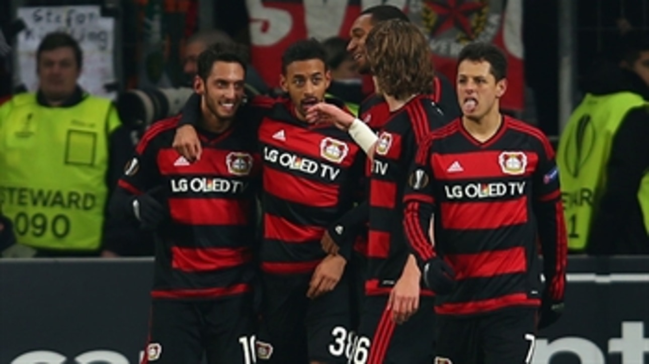 Calhanoglu's amazing goal gives Leverkusen 3-1 lead ' 2015-16 UEFA Europa League Highlights