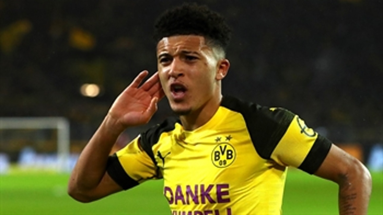 Jadon Sancho scores from an impossible angle ' 2018-19 Bundesliga Highlights