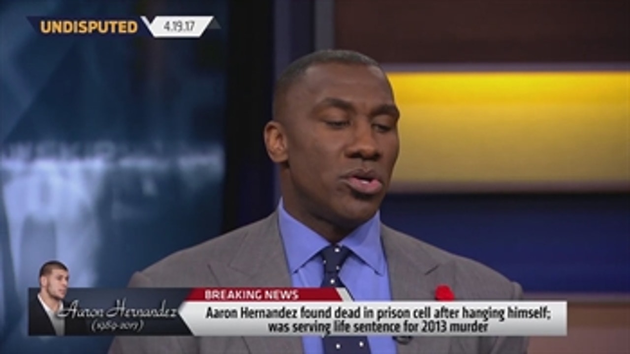 Shannon Sharpe reacts to the death of Aaron Hernandez ' UNDISPUTED