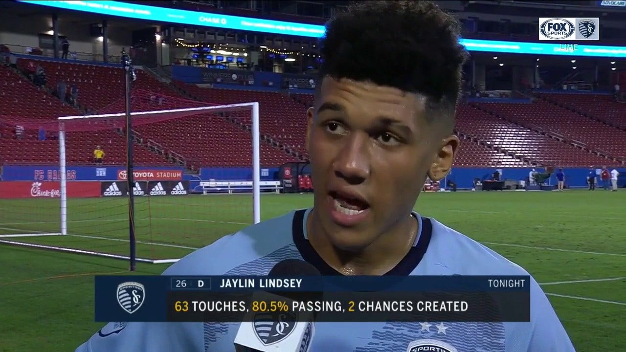 Jaylin Lindsey after loss to FC Dallas: 'We've just got to build from this game'