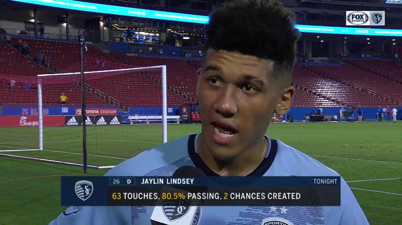 Jaylin Lindsey after loss to FC Dallas: 'We've just got to build from this game'