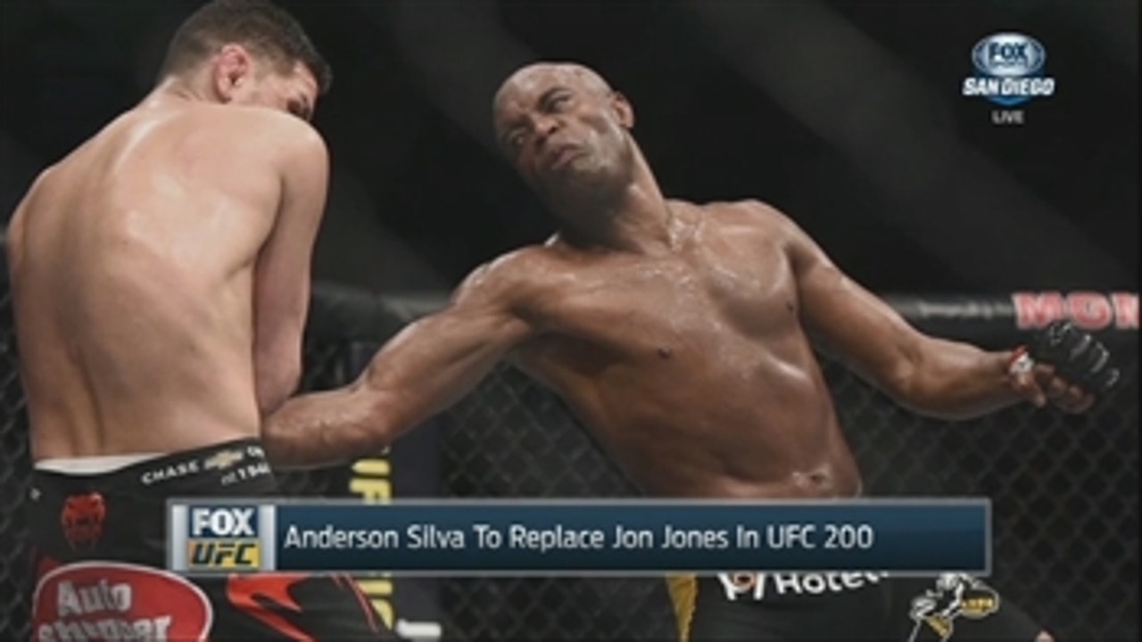 UFC 200: Anderson Silva replaces Jon Jones