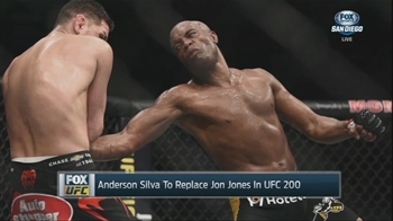 UFC 200: Anderson Silva replaces Jon Jones