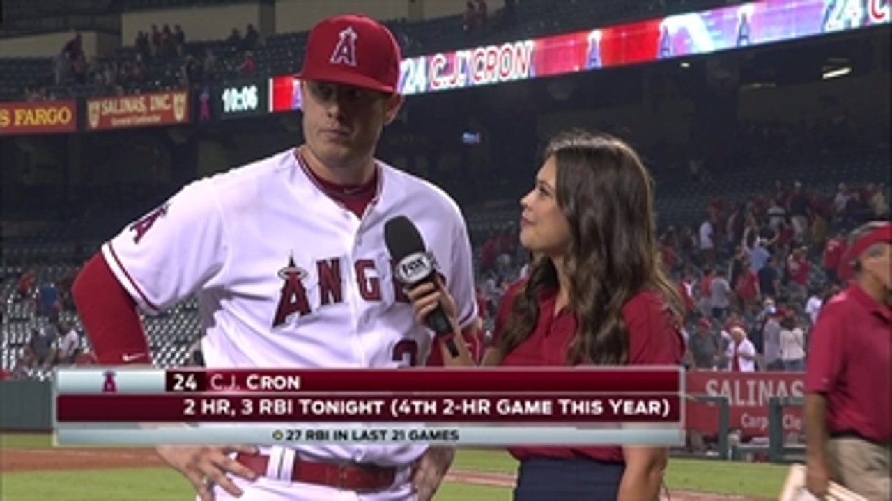 Angels' CJ Cron nearly beats Reds by himself after 2 HR, 3 RBI