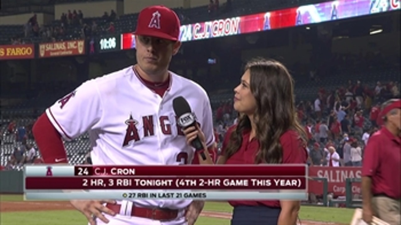 Angels' CJ Cron nearly beats Reds by himself after 2 HR, 3 RBI