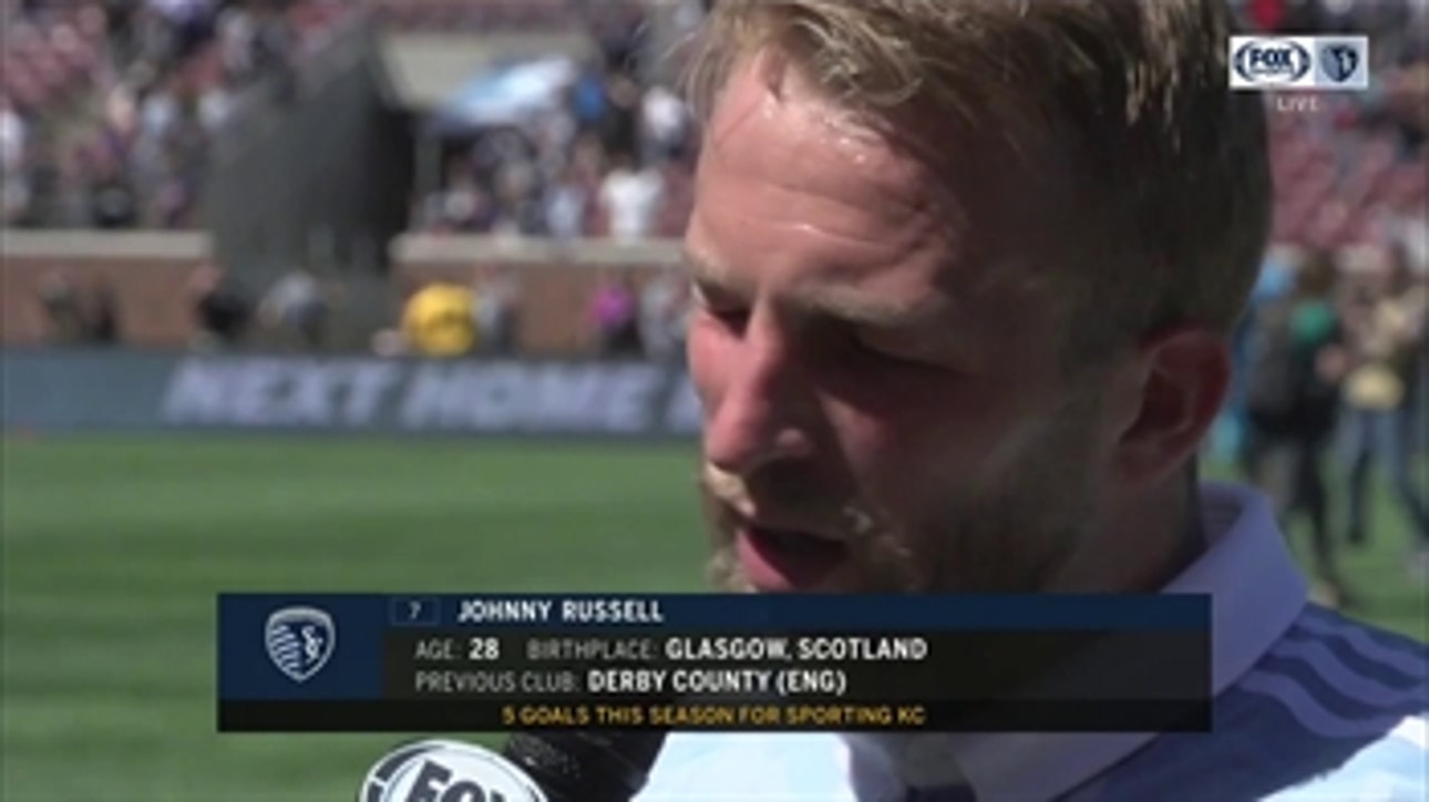 Russell on Sporting KC draw vs. Minnesota: 'It's a game that we wanted to come here and win.'