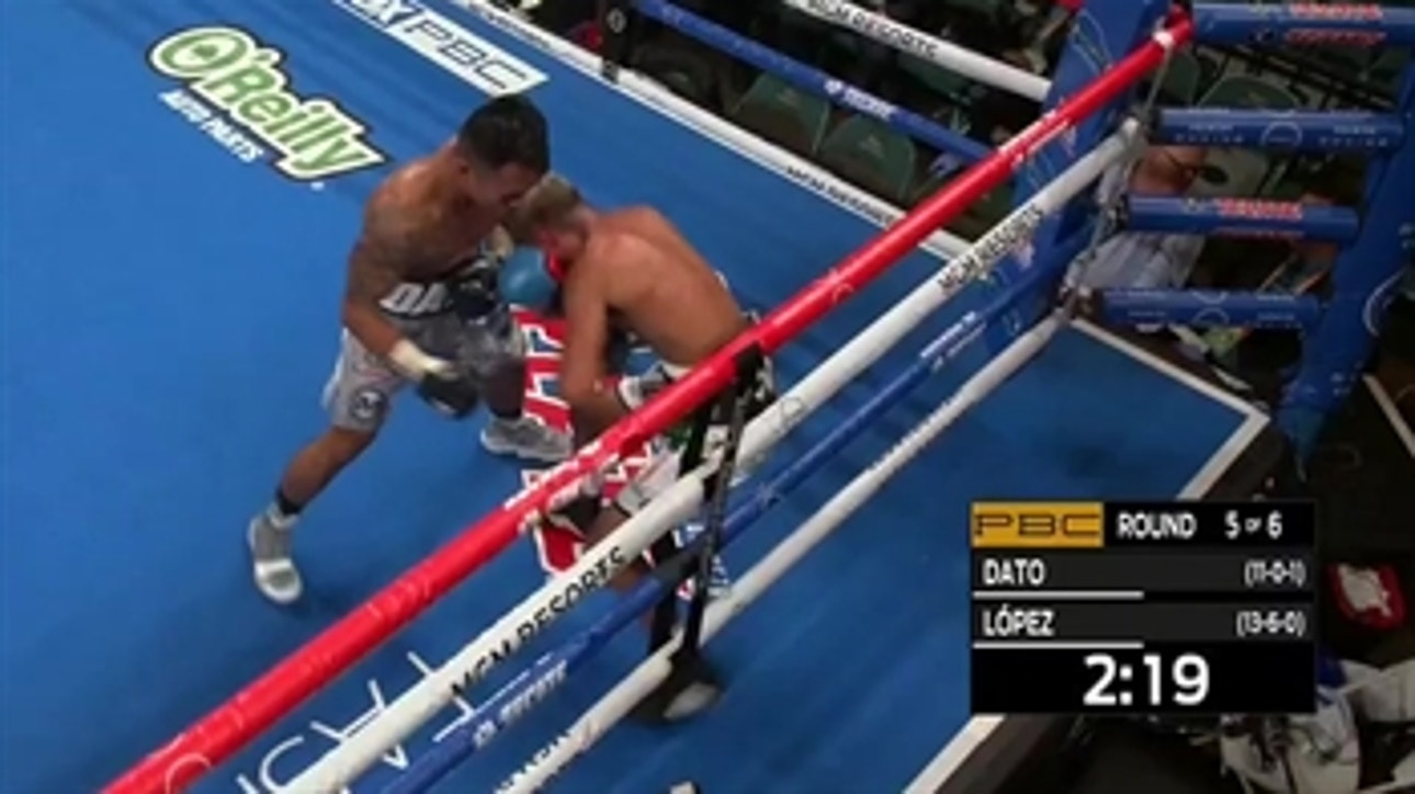John Leo Dato defeats Juan Antonio Lopez  with a 5th round KO