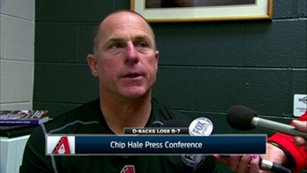 Chip Hale: Our defense wasn't up to par