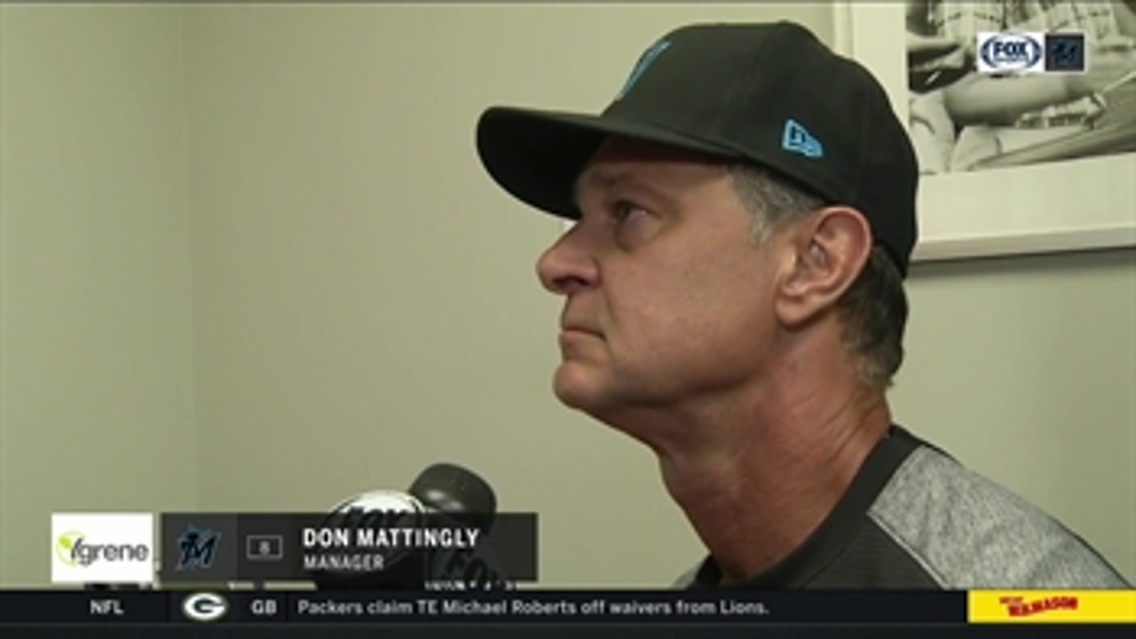 Don Mattingly breaks down Elieser Hernandez's start after Miami's series-opening loss to St. Louis