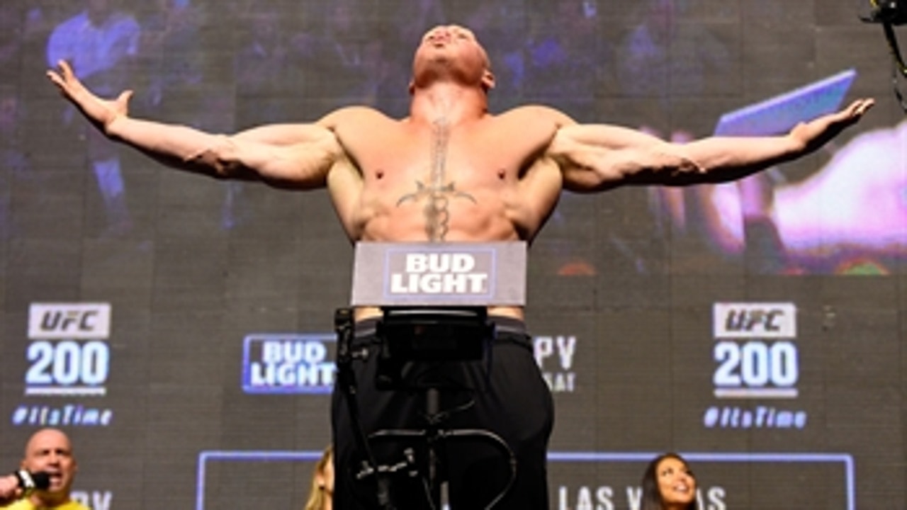 Brock Lesnar vs. Mark Hunt weigh-in - UFC 200