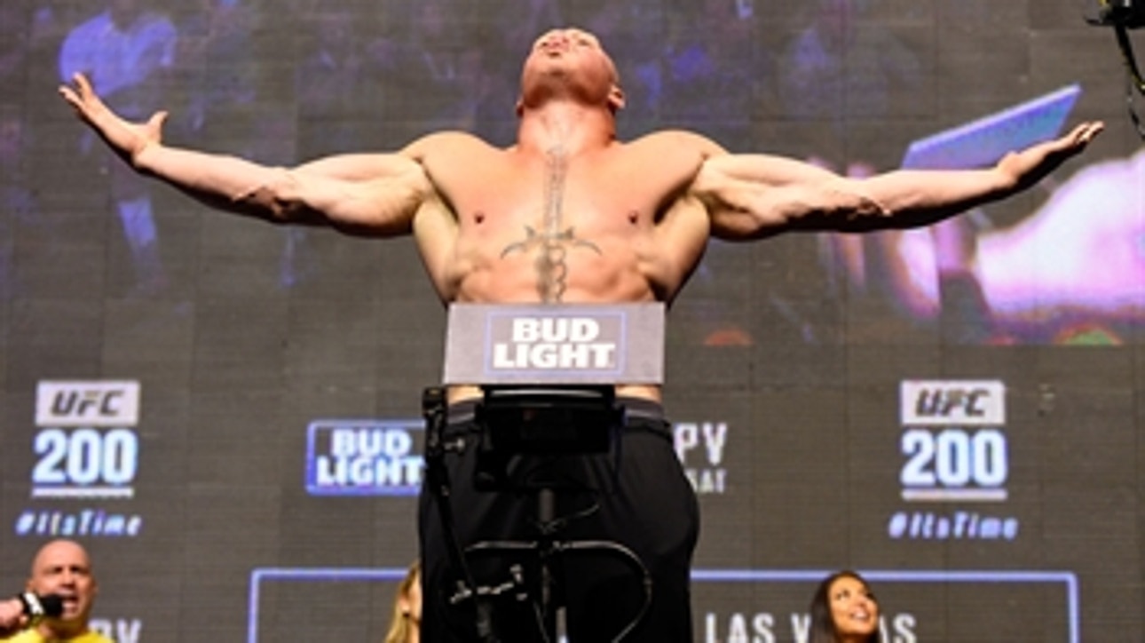 Brock Lesnar vs. Mark Hunt weigh-in - UFC 200