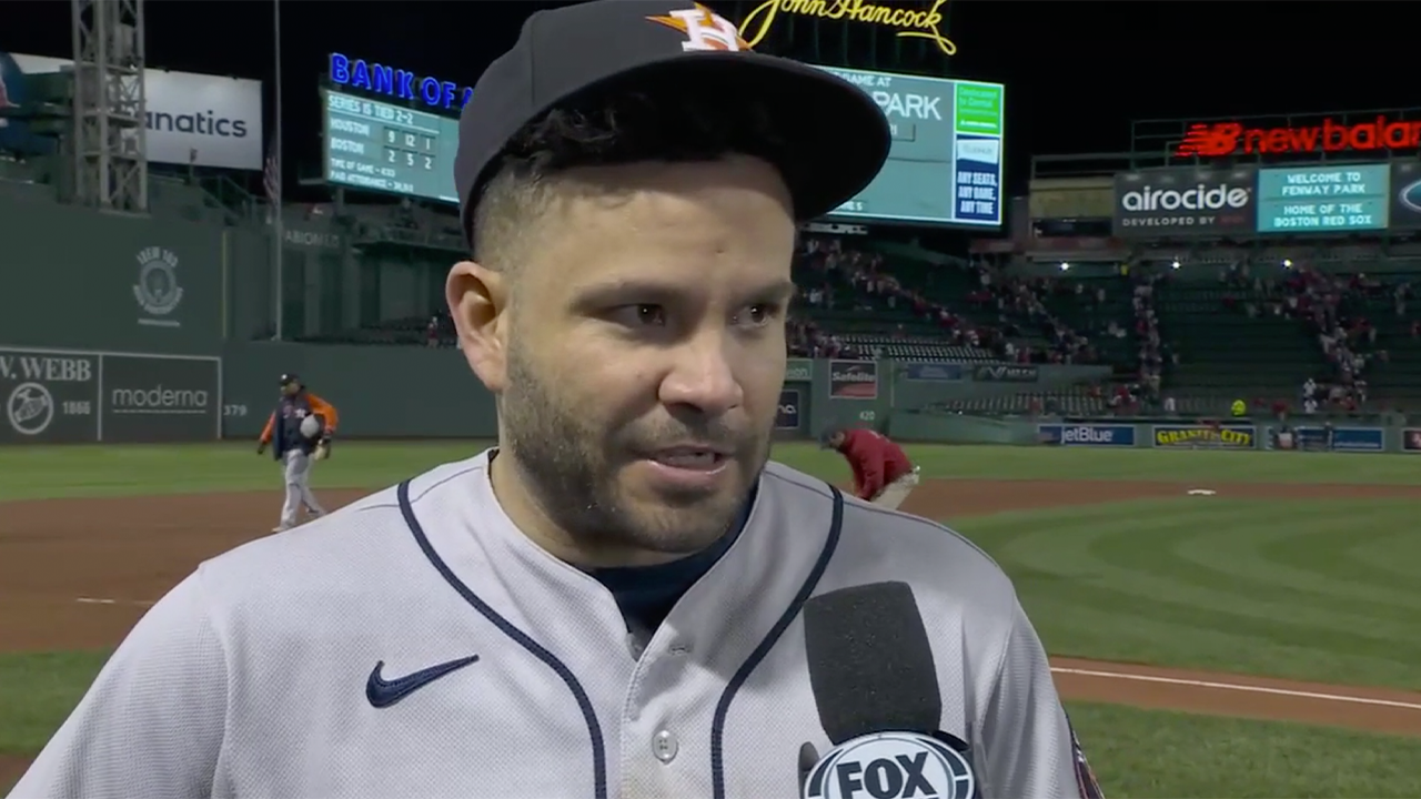'We never give up' — José Altuve on Astros' resilience after tying ALCS, 2-2