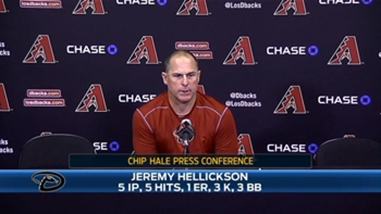 Hale on Hellickson, Ahmed