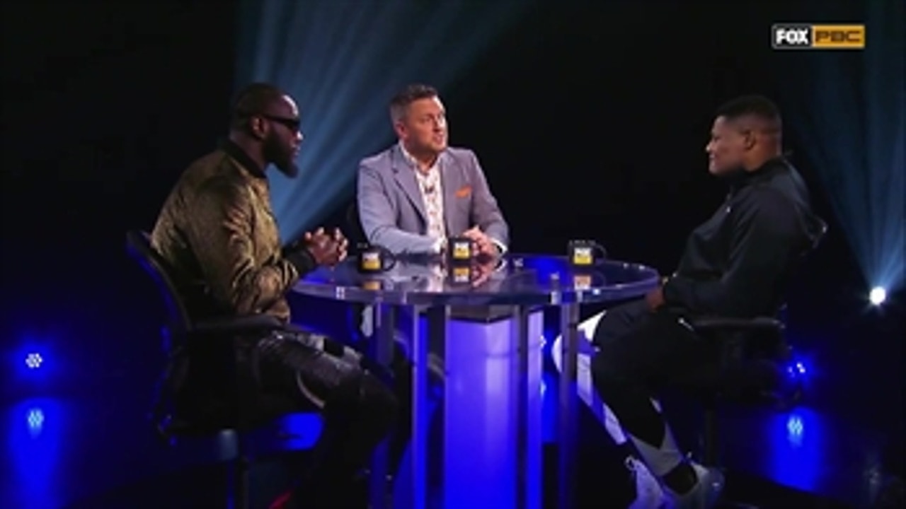 Deontay Wilder and Luis Ortiz go face to face before their Heavyweight title fight