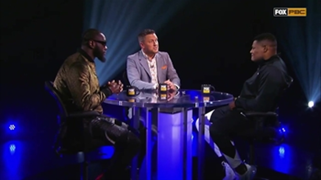 Deontay Wilder and Luis Ortiz go face to face before their Heavyweight title fight