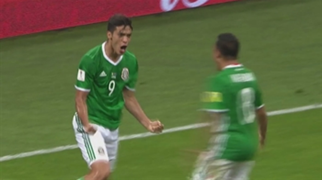 Raul Jimenez equalizes with beautiful goal for Mexico | 2017 FIFA Confederations Cup Highlights