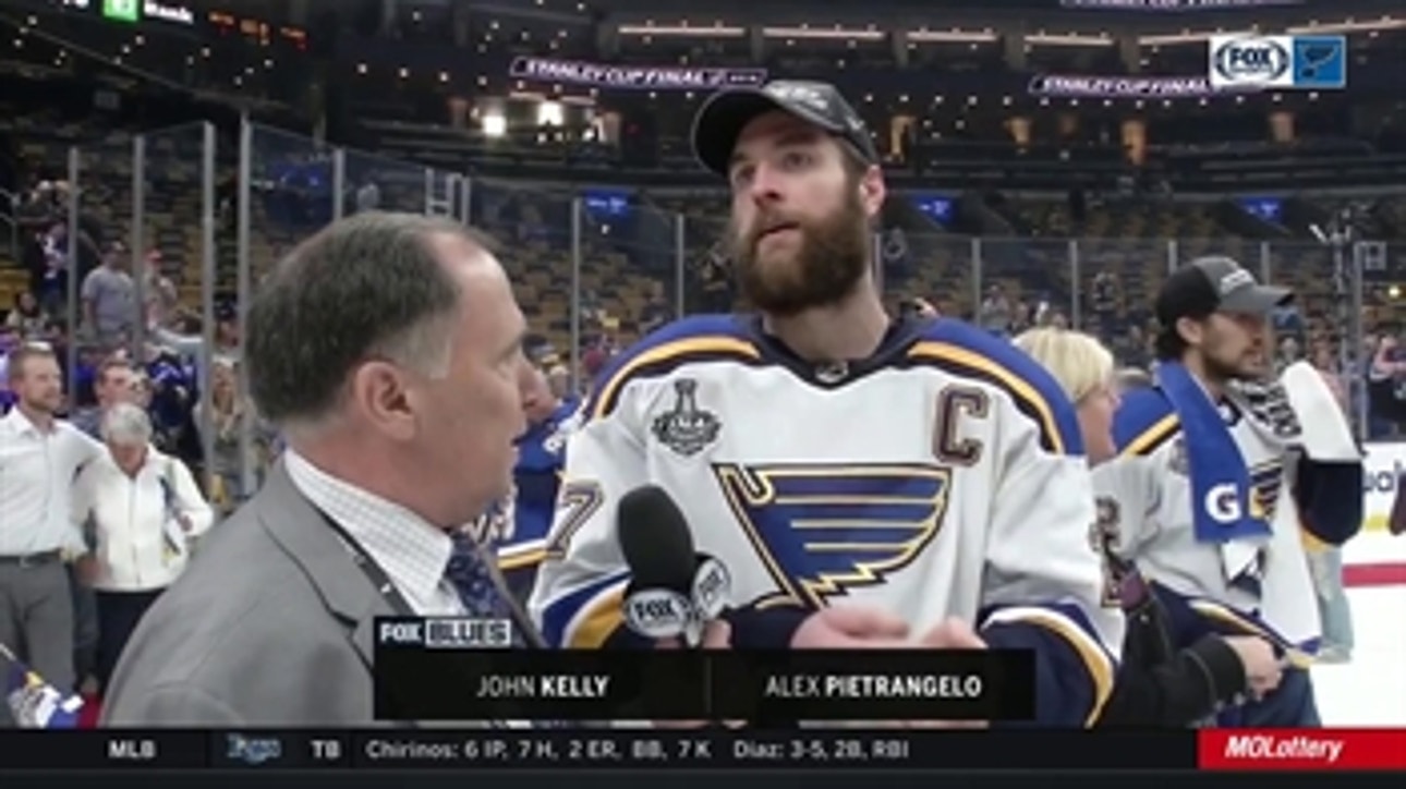 Pietrangelo: 'When you know you're at the end here, you find a way'