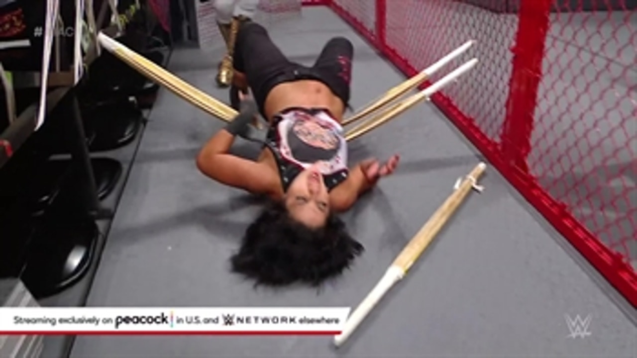Bianca Belair smashes Bayley through kendo sticks: WWE Hell in a Cell 2021 (WWE Network Exclusive)