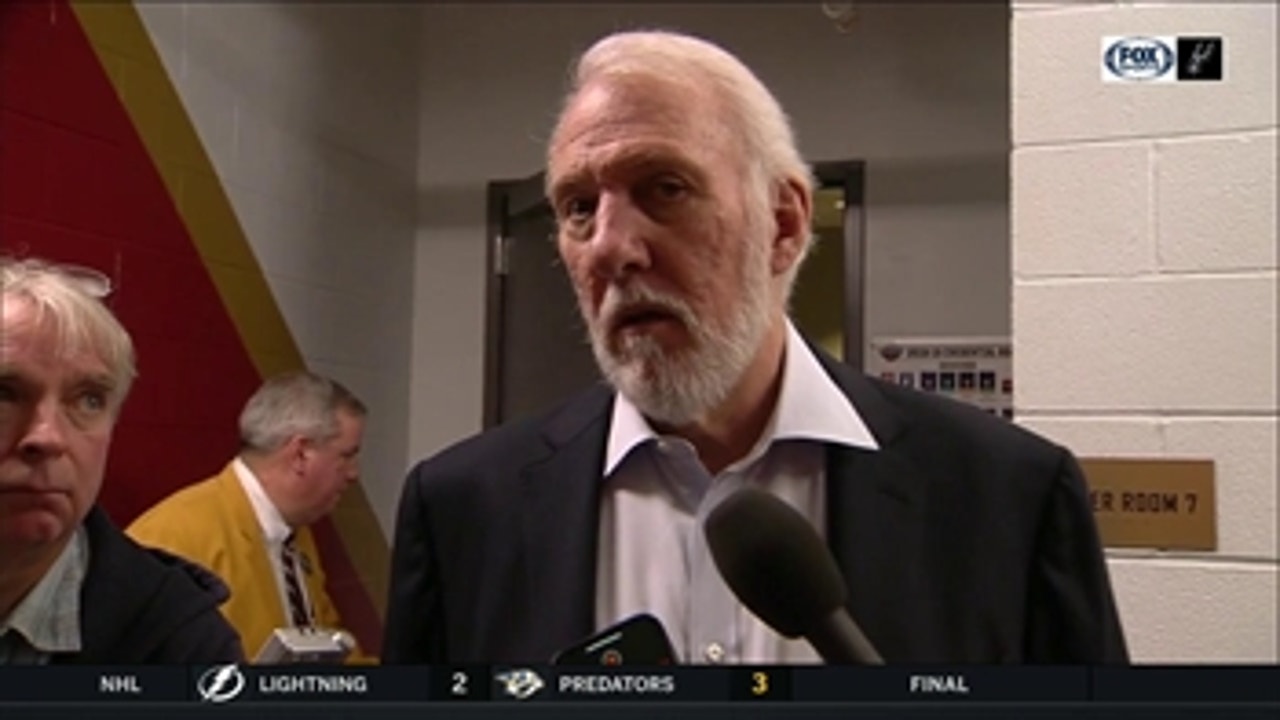Gregg Popovich: 'We didn't have enough juice to finish it off'