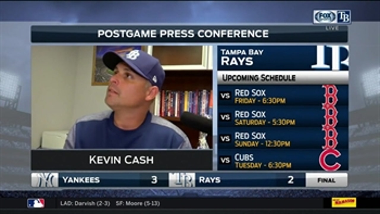 Kevin Cash: That's a pretty tough loss