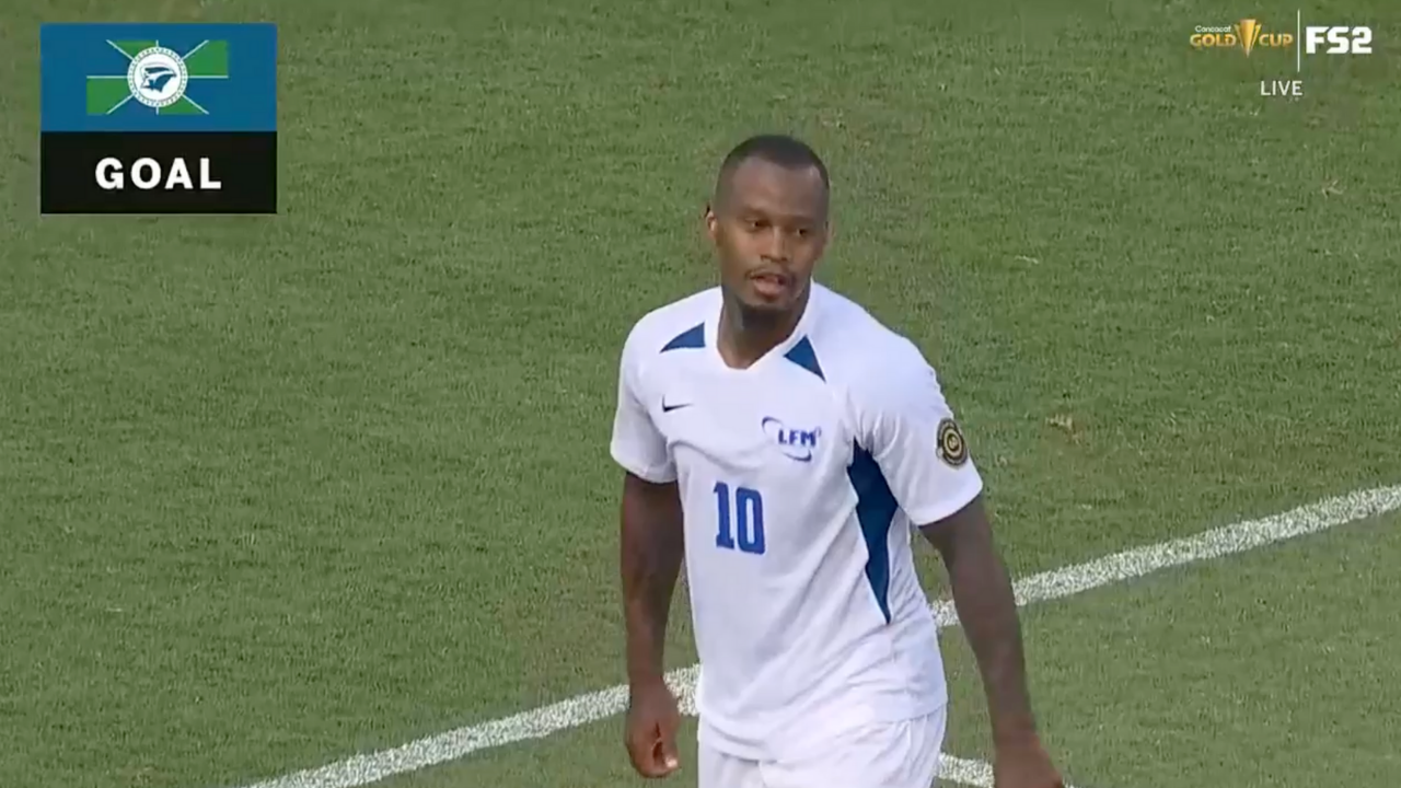 Kévin Fortune's header brings Martinique level with Haiti, 1-1