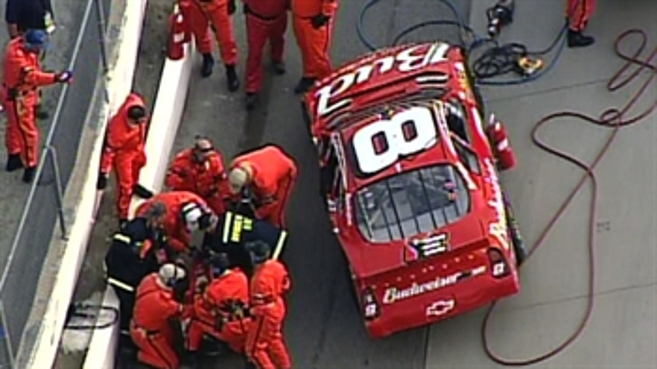 Dale Earnhardt Jr. Spins Hard into Wall - Dover 2003
