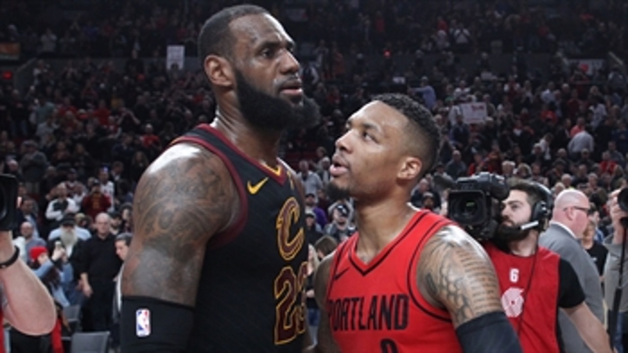 Nick Wright reacts to LeBron's Cavs losing to the Portland Trail Blazers