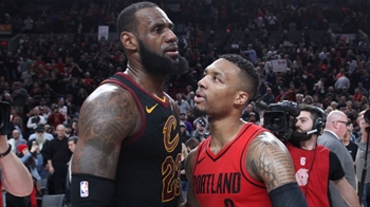 Nick Wright reacts to LeBron's Cavs losing to the Portland Trail Blazers