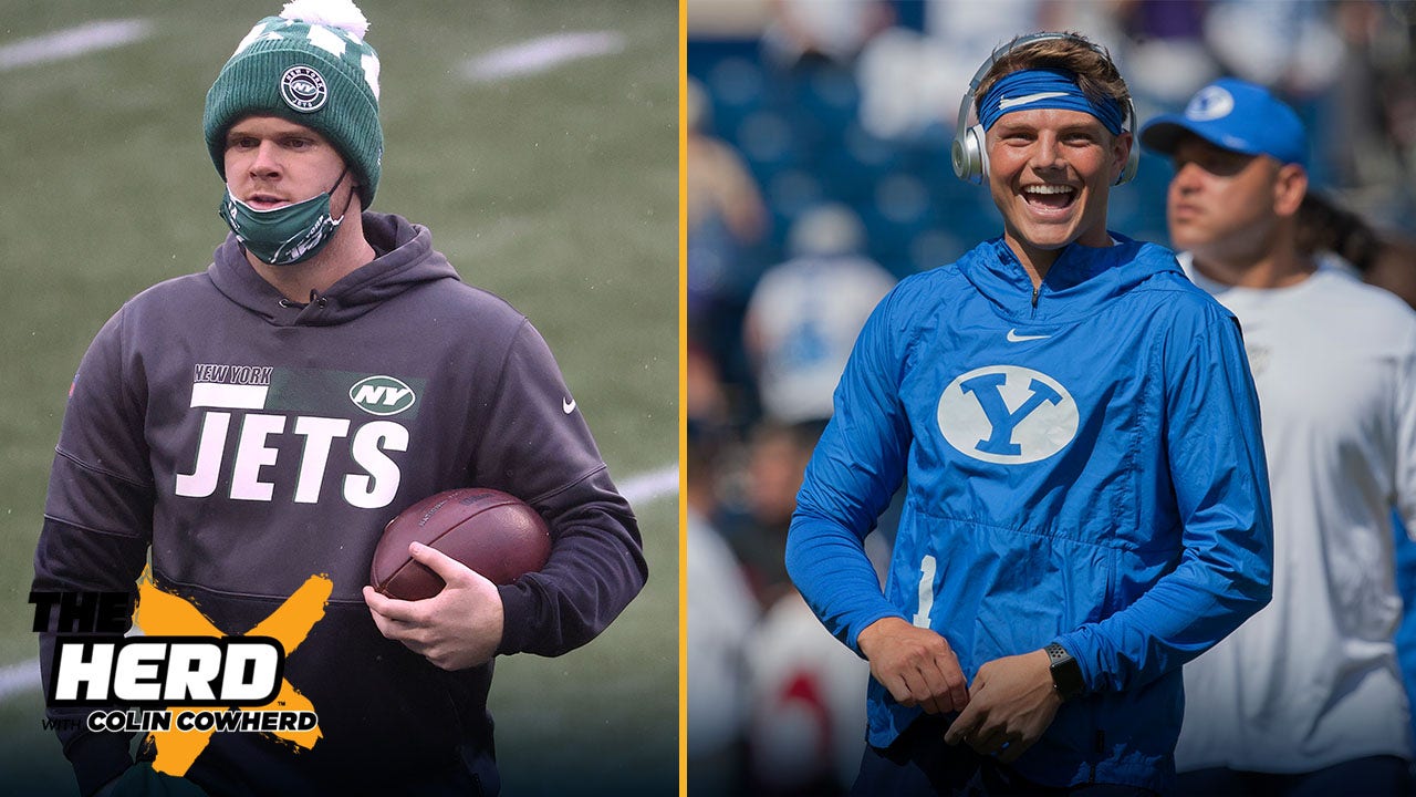 Colin Cowherd: Jets' interest in Zach Wilson hints they're ready to move off Sam Darnold | THE HERD