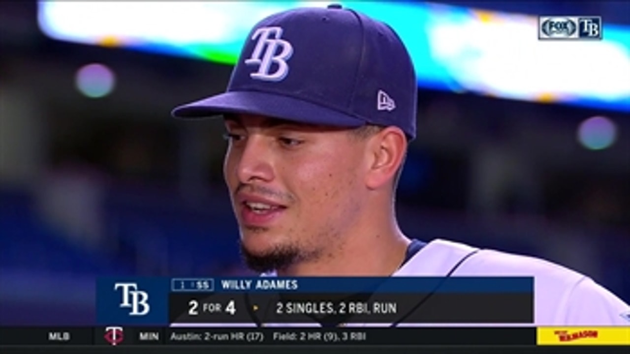 Willy Adames says no matter the score, Rays will bounce back