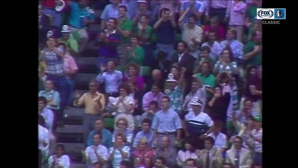 WATCH: Derek Harper With The Steal | Mavericks CLASSICS