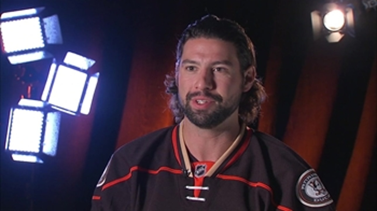 Ducks' Nate Thompson talks about his return from shoulder injury