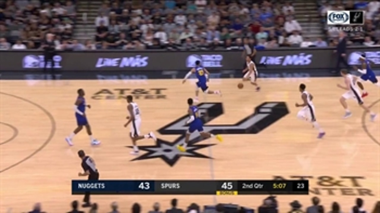 HIGHLIGHTS: Derrick White Finds LaMarcus Aldridge for the Ally Oop