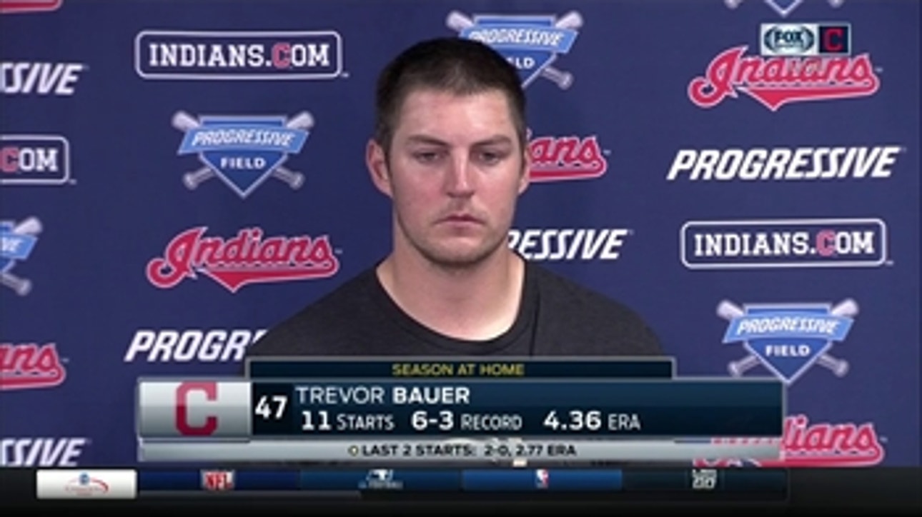 Trevor Bauer applying Tribe pitching coach Mickey Callaway's advice