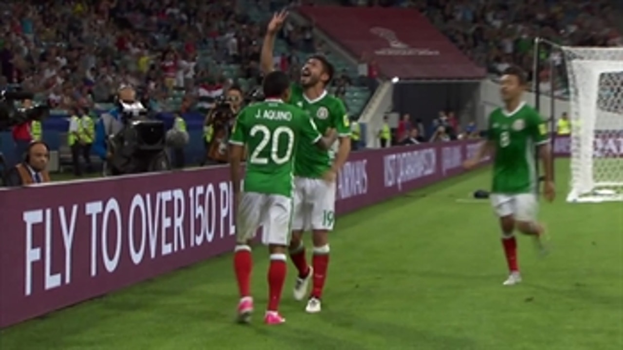 Oribe Peralta makes it 2-1 for Mexico vs. New Zealand ' 2017 FIFA Confederations Cup Highlights