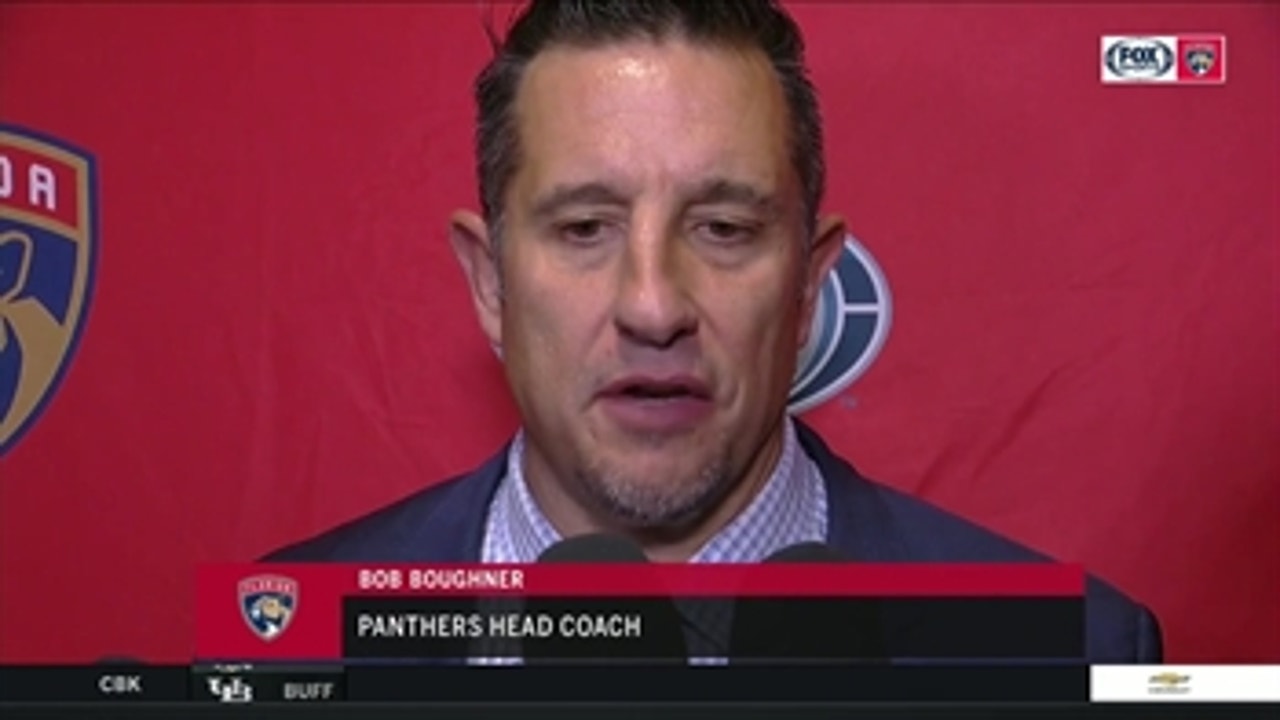 Bob Boughner recaps OT loss to Penguins