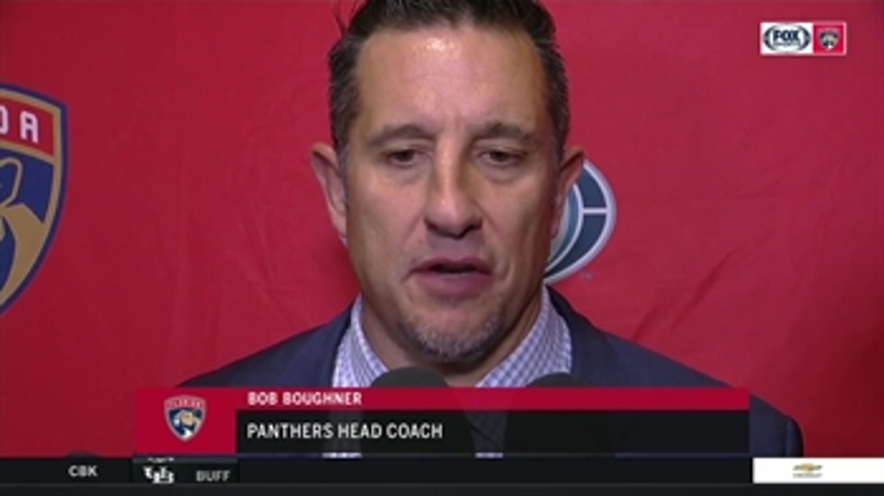 Bob Boughner recaps OT loss to Penguins