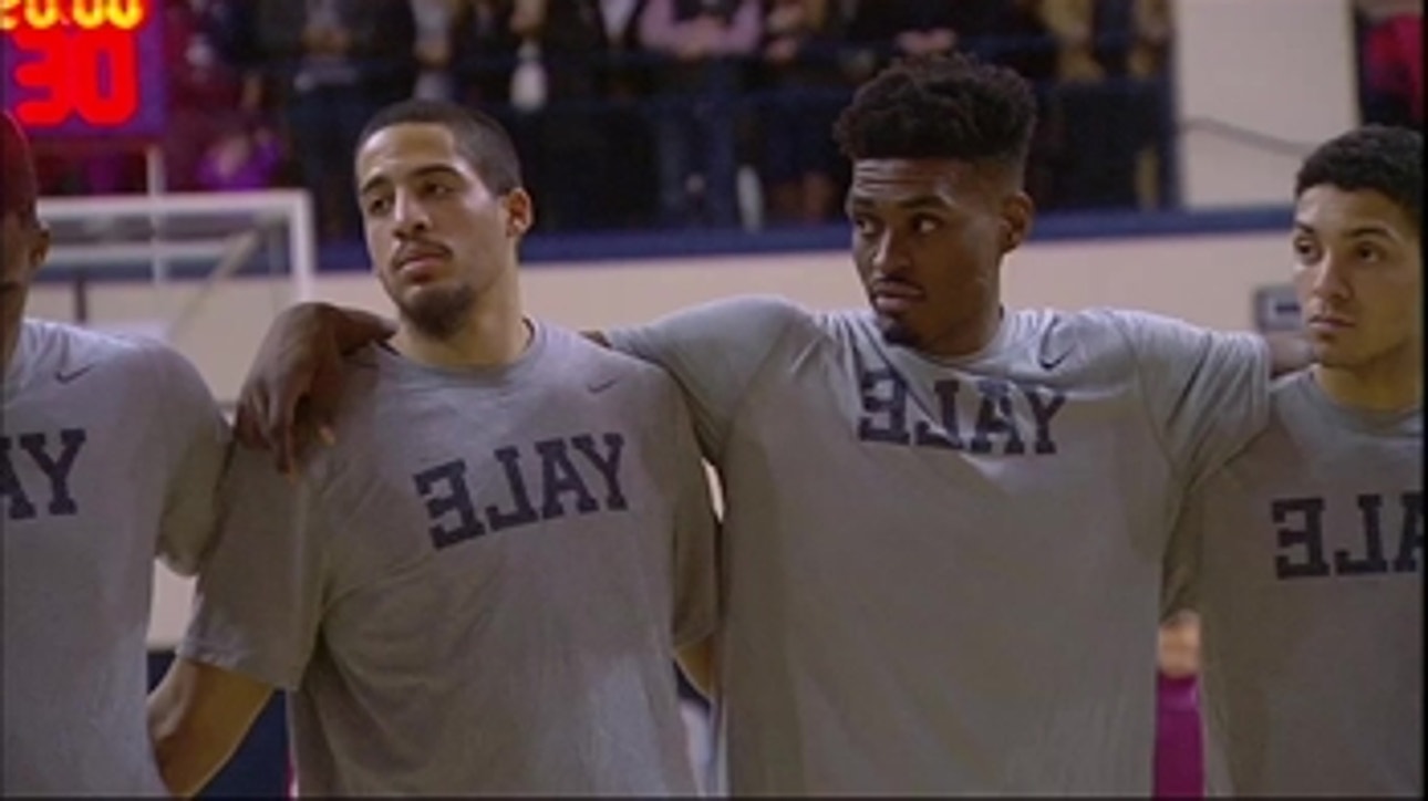 Yale honors former team captain with quirky pregame shirts