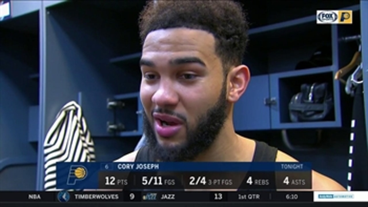 Cory Joseph: 'We've gotten back to playing Pacers basketball'