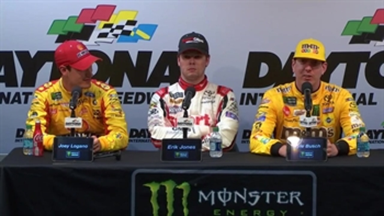 Joey Logano, Kyle Busch, Erik Jones talk Daytona 500 ' FULL POST-RACE PRESS CONFERENCE